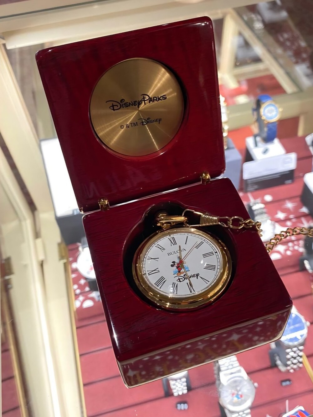 Disney Anniversary Vault Collection Bulova Pocket Watch